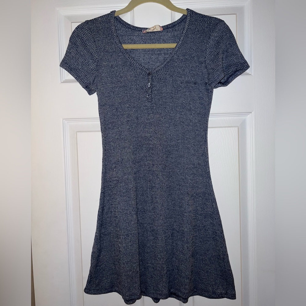 Pink Rose Vintage Dress | Color: Blue | Size: M |
